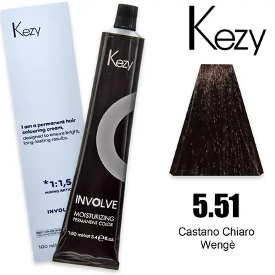 Kezy Involve Color 100 Ml Castano Chiaro Wenge' 5.51