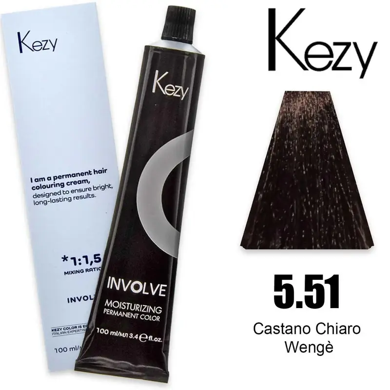 Kezy Involve Color 100 Ml Castano Chiaro Wenge' 5.51