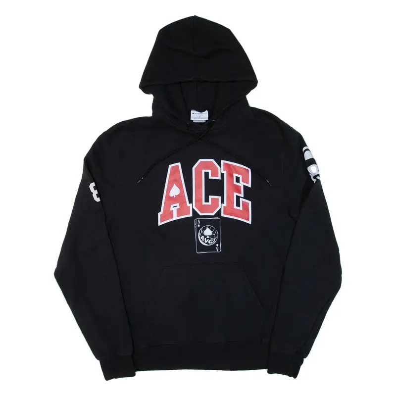 CHAMPION Ace Mens Black Hoodie M
