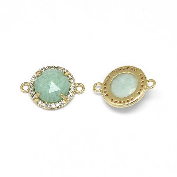 Natural Amazonite Links connectors