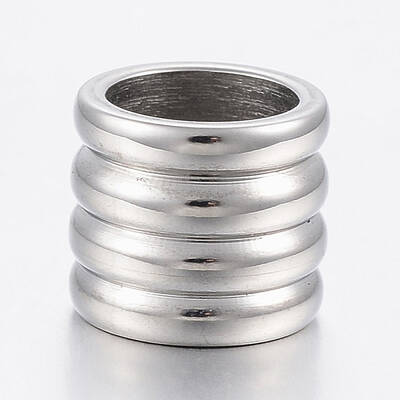 Tarnish Resistant 304 Stainless Steel Tube Beads