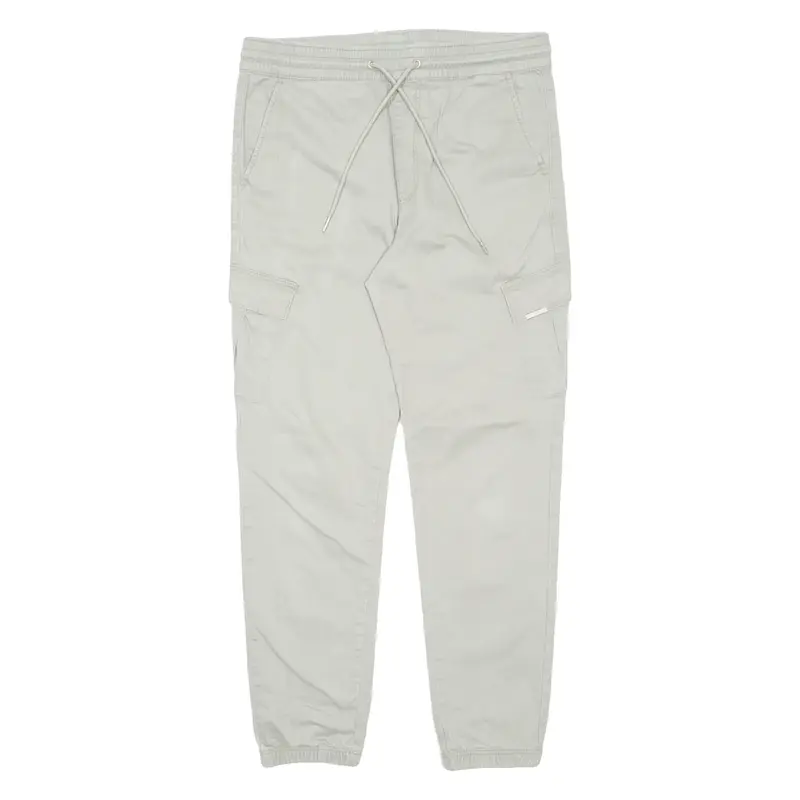 DIESEL Outdoor Cargo Mens Trousers Grey Regular Tapered W32 L28