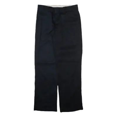 DICKIES 874 Workwear Mens Trousers Black Regular Straight W32 L32