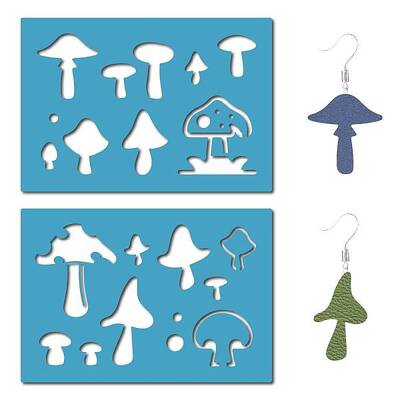 Acrylic Earring Handwork Template