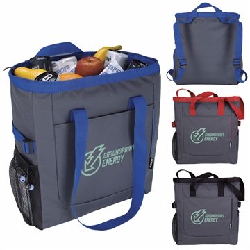 24 Custom Koozie Convertible Tote-Pack Cooler - Convertible Straps ...