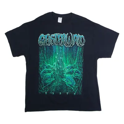GILDAN Geisterwald Kreuz Mens Band T-Shirt Black Crew Neck XL