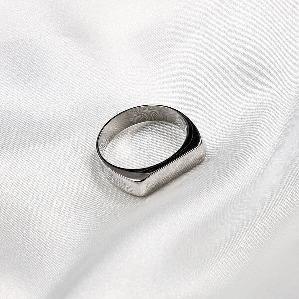 Rectangle Stainless Steel Finger Rings for Men