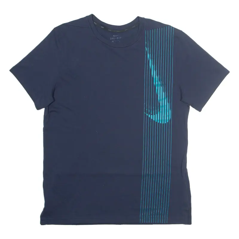 NIKE Mens T-Shirt Blue M