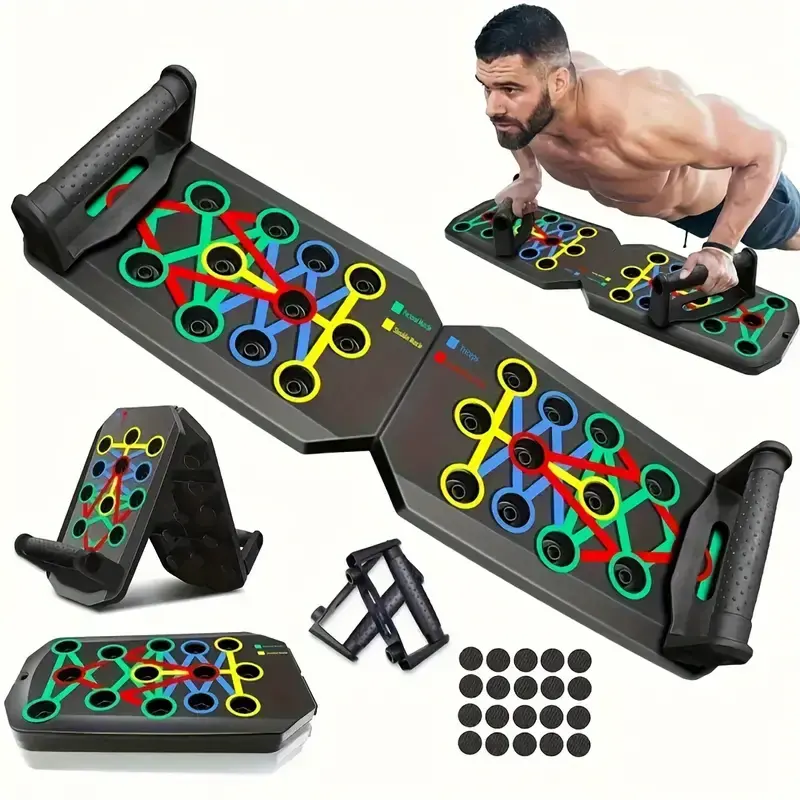 Push-up board for men and women Multifunctional detachable push-up bar for strength training Portable home gym exercise equip...