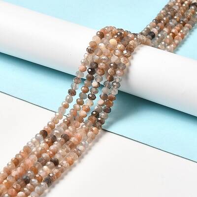 Natural Multi-Moonstone Beads Strands