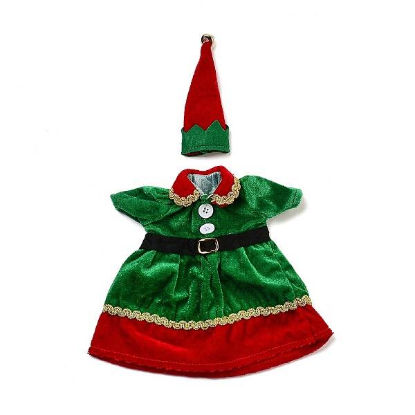 Christmas Clothes Felt Cloth & Iron Wine Bottle Cover Decoration