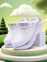 Sporty Unisex's Solid Color Hollow Out Design Clogs, Sport Breathable Comfortable Non-slip Clogs, Fashionable Shoes for Outdo...