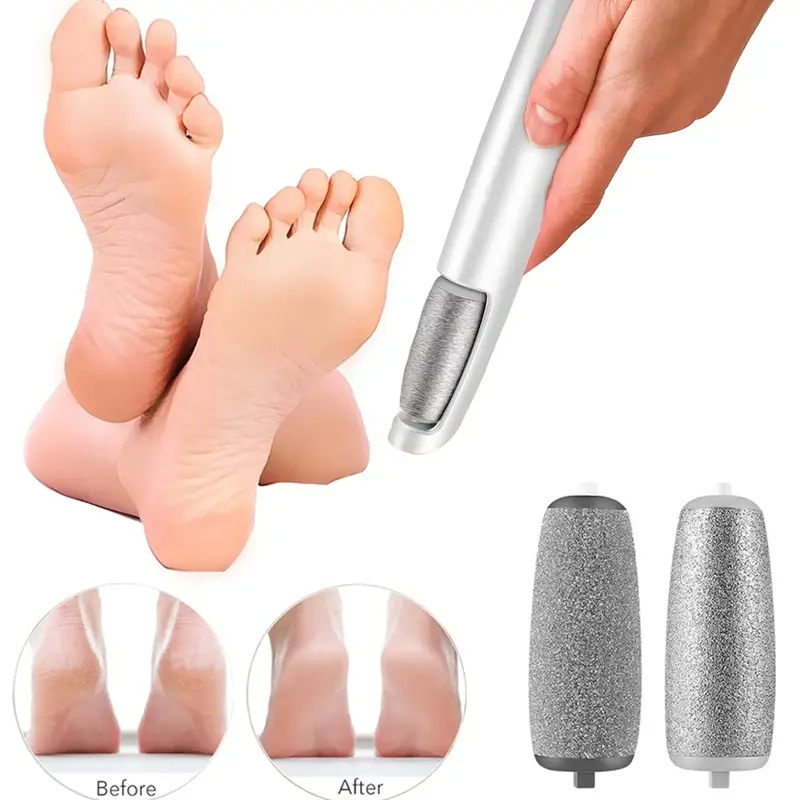 LINKEVAP Electric Feet Callus Remover,Portable Electronic Foot File Pedicure Tools,Waterproof Foot Scrubber File,Pedi Foot Ca...