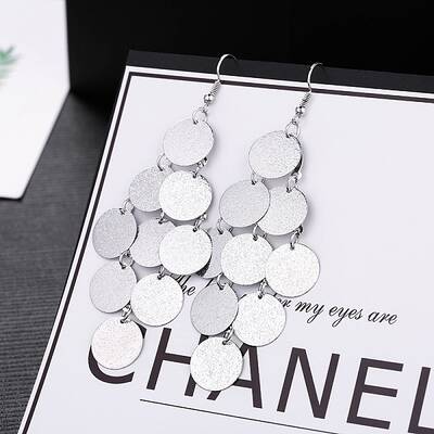 Fashionable Alloy Tassel Earrings