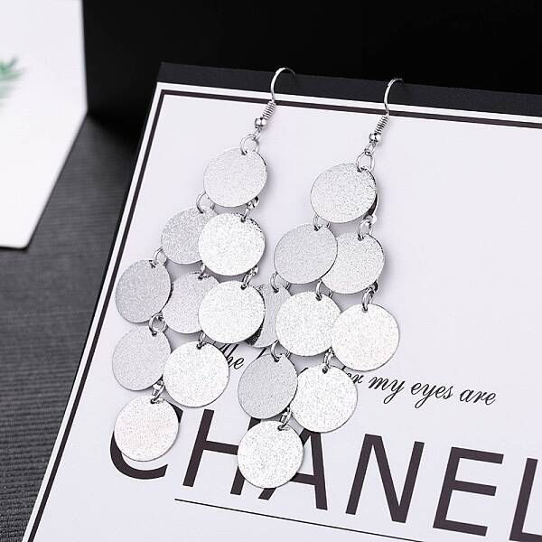 Fashionable Alloy Tassel Earrings