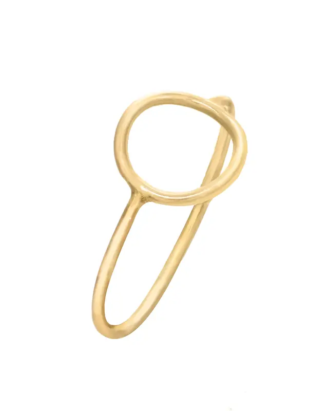 Zona Ring | Metal Color: Gold | Size: 8