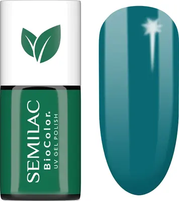 Semilac UV Hybrid BioColor Gel Nail Polish with UV/LED Lamp Color 723 Walk In The Woods 7 ml