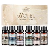 Hotel Diffuser Oils Gift Set - 6x10ML Luxury Fragrance Oil Blend, Hotel Scent Essential Oils Set for Diffuser, Candle, Soap M...