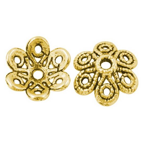 Tibetan Style Alloy Fancy Bead Caps
