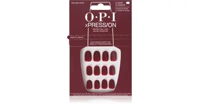 Opi Xpress-On Artificial Nails Iconic Tones Malaga Wine 30 U