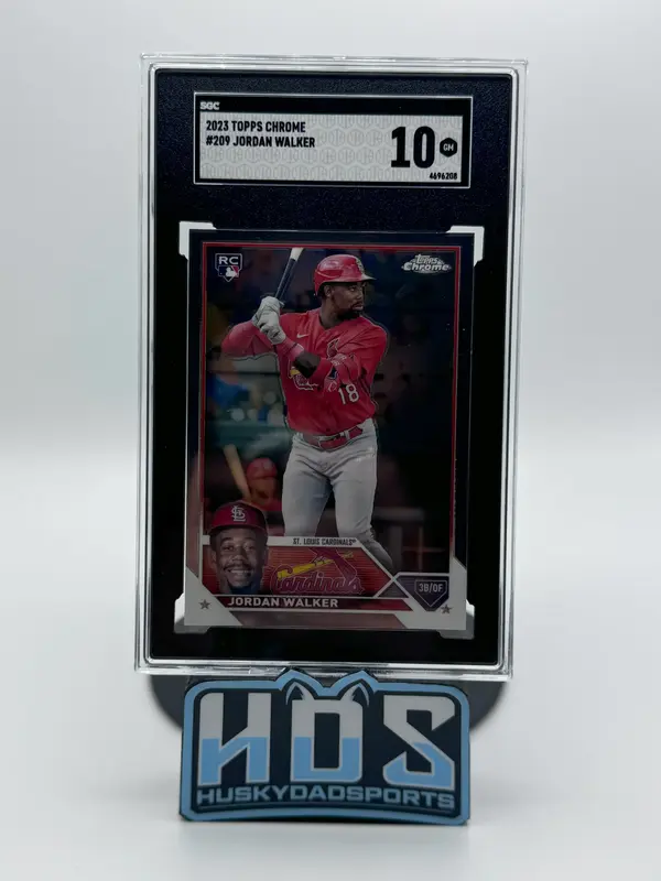 Jordan Walker sgc 2023 Topps Chrome #209 10