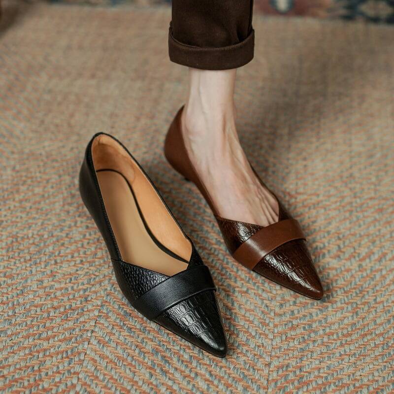 CHIKO Veanna Pointy Toe Kitten Heels Pumps Shoes