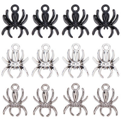 60Pcs 3 Styles Alloy Pendants