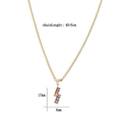 Cubic Zirconia Puzzle Pendant Necklaces