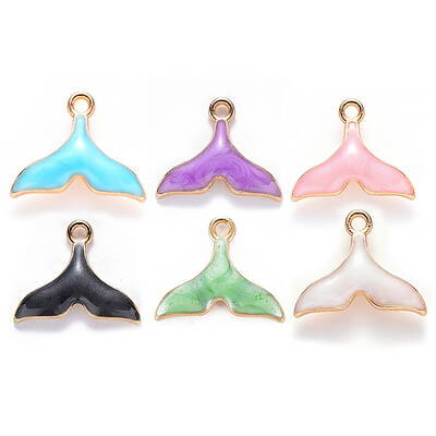 Alloy Enamel Pendants