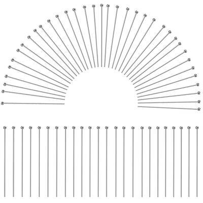 400Pcs 304 Stainless Steel Ball Head Pins