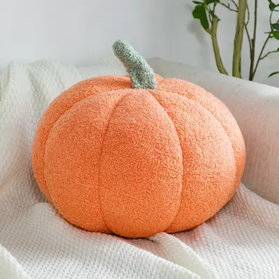 Home Decoration Pumpkin Pillow Ornaments | Color: Orange | Size: 35cm