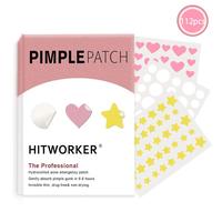 Pink White Hydrocolloid Acne Patches, 1 Set Blemishes Pimples Covering Patch Invisible Acne Patches,  Pimple Patches
