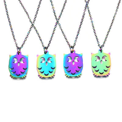 201 Stainless Steel Pendants Necklaces