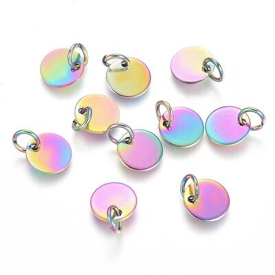 Ion Plating(IP) 304 Stainless Steel Charms