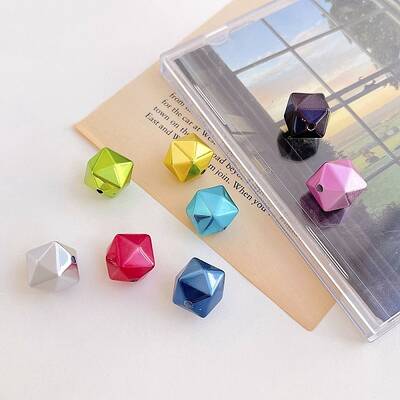 Printed Acrylic Beads