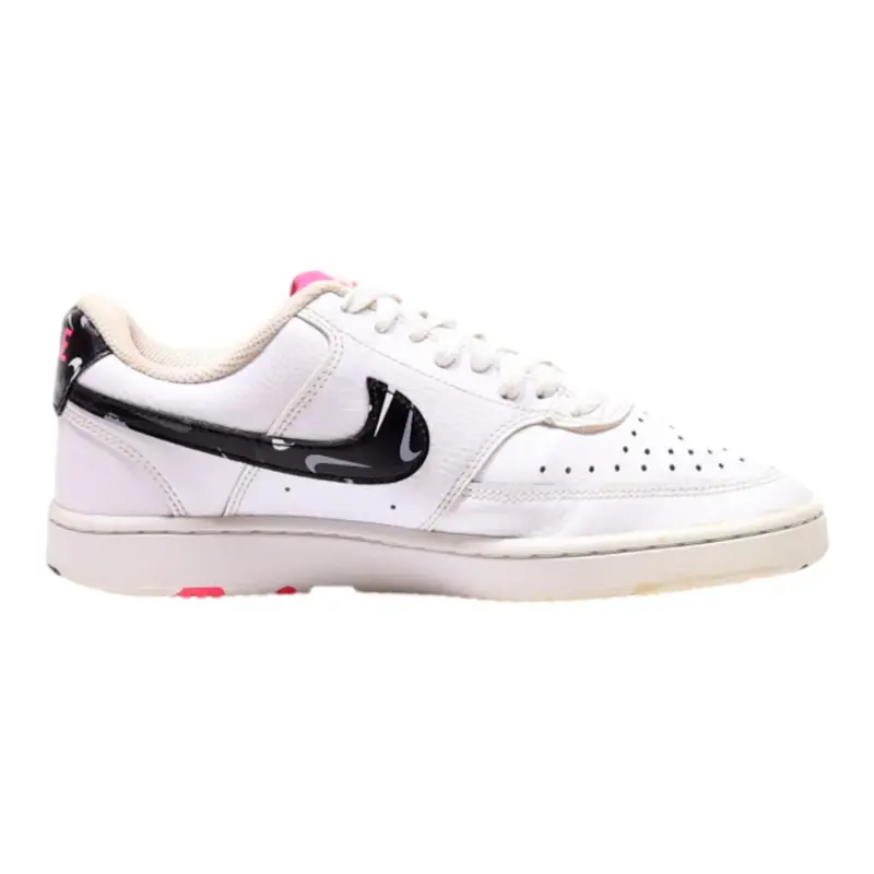 NIKE Court Vision Sneaker Trainers White Leather Womens UK 4.5