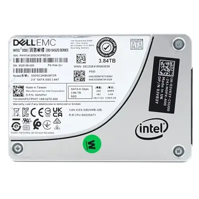 Dell WNPN1 | 3.84TB Triple-Level Cell SATA 6Gb/s 2.5-Inch Solid State Drive