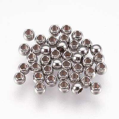Tarnish Resistant 316 Stainless Steel Spacer Beads