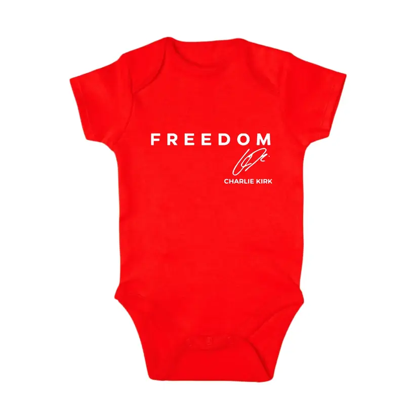 (100% Cotton) Freedom Onesie  – Soft, Stylish & Perfect Baby Bodysuit for Everyday Wear