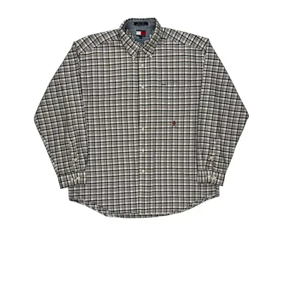 Classic Style Tommy Hilfiger Checked Shirt - XL Multicoloured Cotton