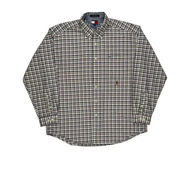 Classic Style Tommy Hilfiger Checked Shirt - XL Multicoloured Cotton