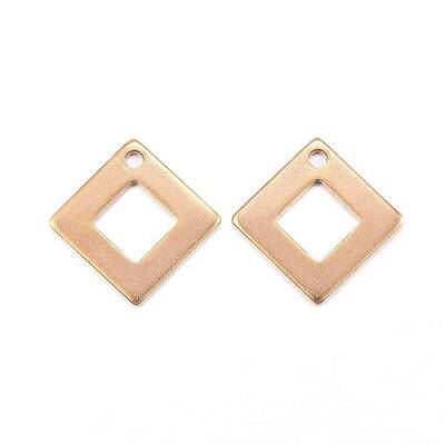Ion Plating(IP) 304 Stainless Steel Charms