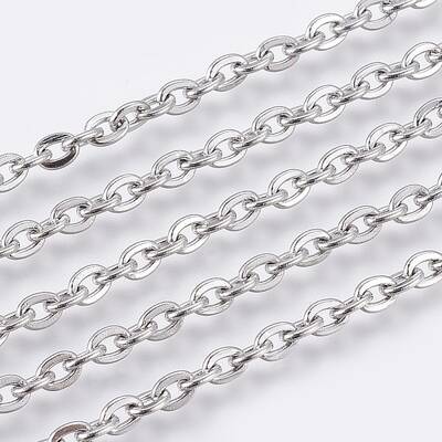 Tarnish Resistant 304 Stainless Steel Cable Chains