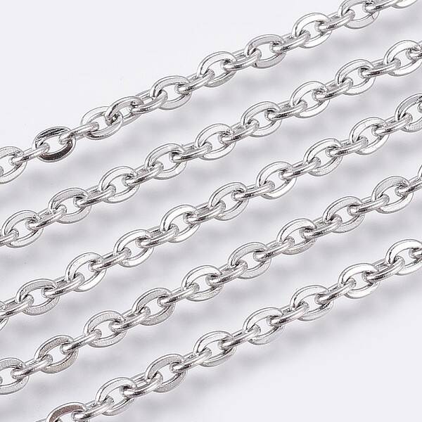 Tarnish Resistant 304 Stainless Steel Cable Chains
