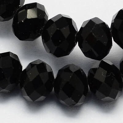 Handmade Imitate Austrian Crystal Faceted Rondelle Glass Beads