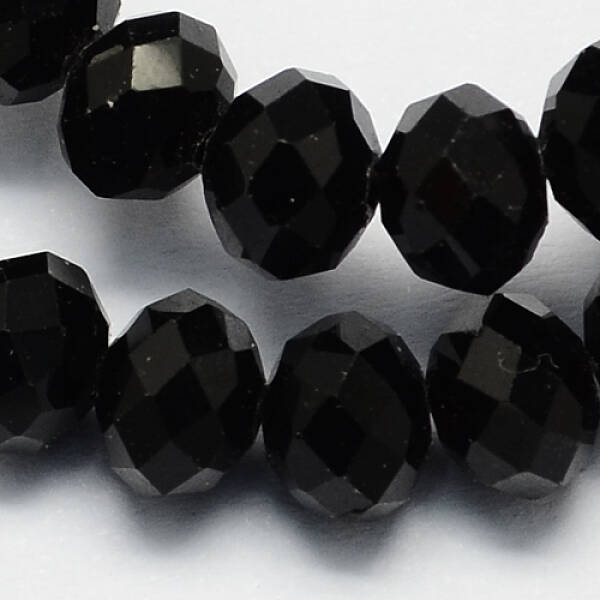 Handmade Imitate Austrian Crystal Faceted Rondelle Glass Beads