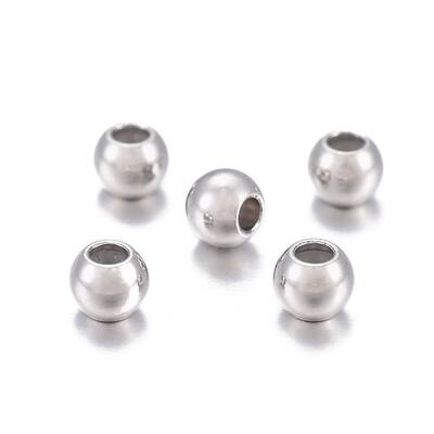 201 Stainless Steel Beads