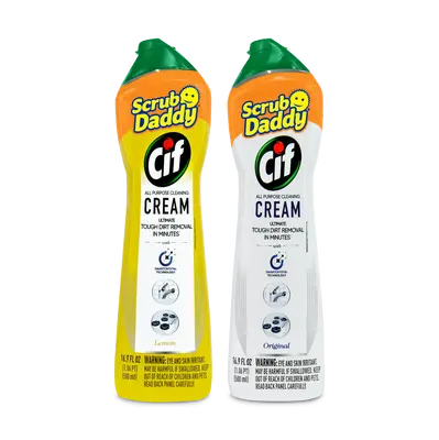 Scrub Daddy Cif All Purpose Cream Cleanser - Original Formula for Household Cleaning - Effective for Dirt Removal