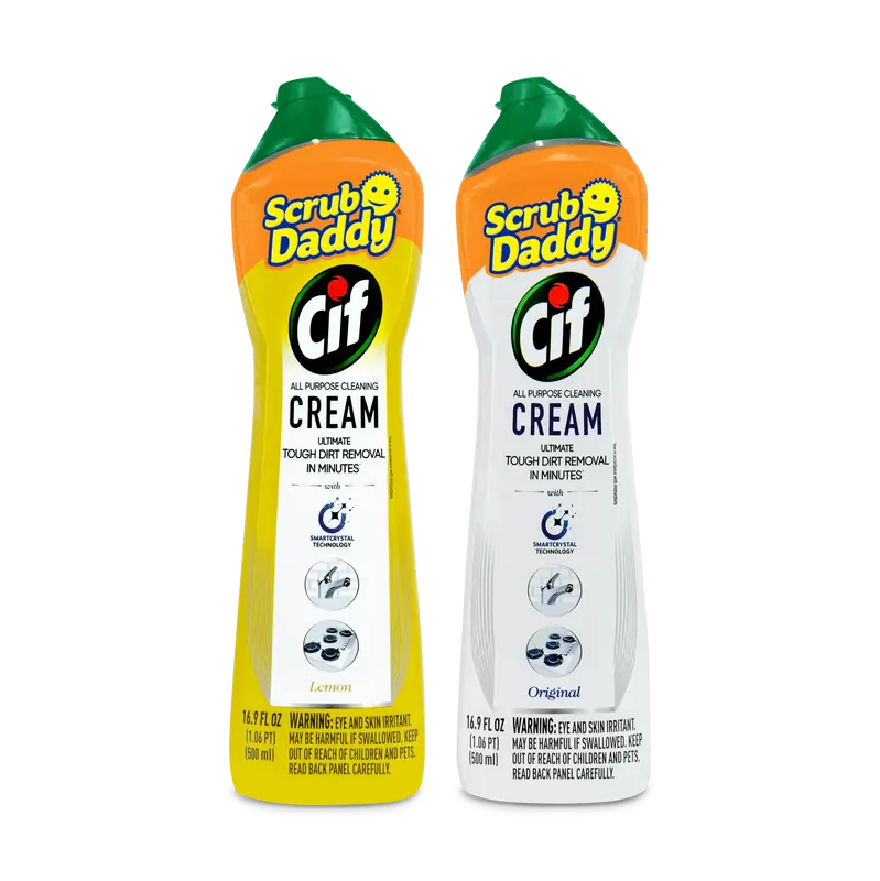 Scrub Daddy Cif All Purpose Cream Cleanser - Original Formula for Household Cleaning - Effective for Dirt Removal