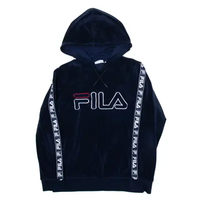 FILA Fleece Womens Blue Hoodie M